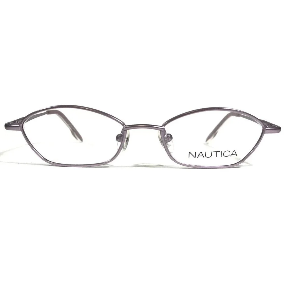 Nautica Eyeglasses Frames N9014 094 Purple Rectangular Full Rim 44-15-125